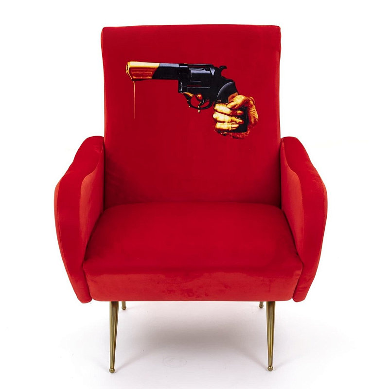 Кресло Seletti Armchair Revolver Красный Кресло Seletti Armchair Revolver Красный в Кирове | Loft Concept
