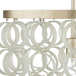 Потолочный светильник с каскадом из круглых декоративных колец Waterfall from the Rings варинант исполнения - 1 | Loft Concept в Кирове