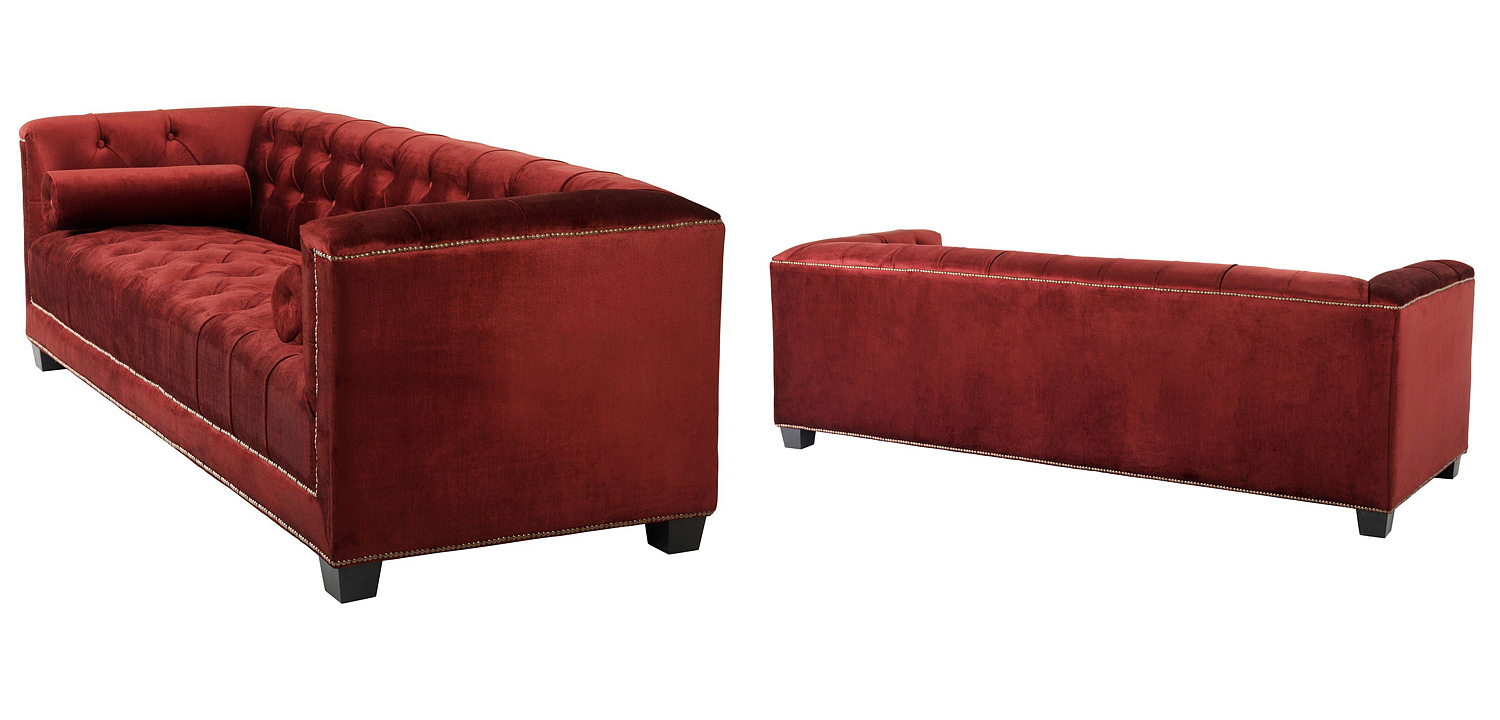 Диван Eichholtz Sofa Paolo red Диван Eichholtz Sofa Paolo red - Loft-Concept в Кирове