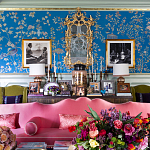 Обои ручная роспись Houghton Canton Blue варинант исполнения - 5 | Loft Concept в Кирове