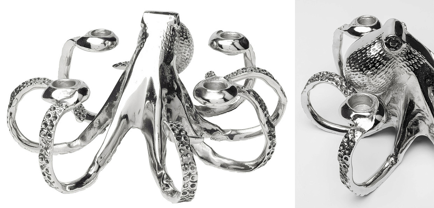 Подсвечник Chrome Octopus Подсвечник Chrome Octopus - Loft-Concept в Кирове
