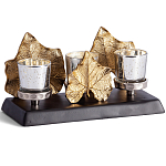 Подсвечник Cozy Light с декором кленовыми листьями варинант исполнения - 1 | Loft Concept в Кирове