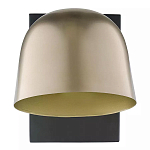 Бра с наклонным плафоном в сочетании золотистого и чёрного цвета Sconce with Sloping Shade варинант исполнения - 1 | Loft Concept в Кирове