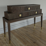 Премиальная Консоль с тремя ящиками Elsa Dreams Walnut варинант исполнения - 1 | Loft Concept в Кирове