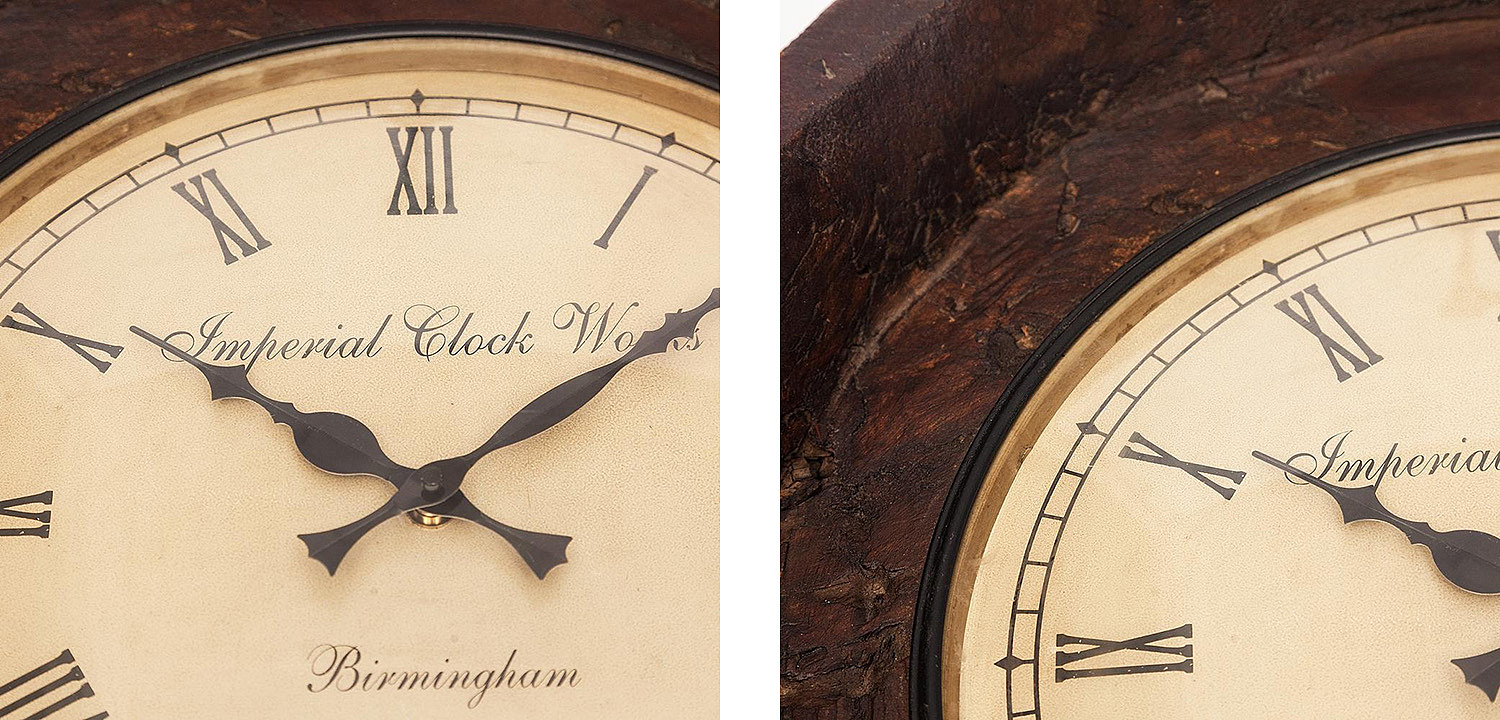 Часы Antique Indian Mango Tree Clock Часы Antique Indian Mango Tree Clock - Loft-Concept в Кирове