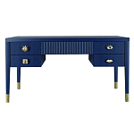 Письменный стол с 4-мя ящиками Elsa Dreams Blue варинант исполнения - 6 | Loft Concept в Кирове