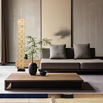 Торшер из натурального камня Stone Constructor варинант исполнения - 8 | Loft Concept в Кирове