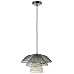 Подвесной светильник Black Grey Mesh Lampshade Hanging Lamp варинант исполнения - 2 | Loft Concept в Кирове