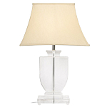 Настольная лампа хрустальная с бежевым абажуром Perfect варинант исполнения - 1 | Loft Concept в Кирове