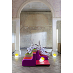 Дизайнерское кресло зеленое Poltronova Sofo Verosa Green Pink Armchair варинант исполнения - 8 | Loft Concept в Кирове