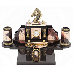 Настольный письменный набор из яшмы с декором в виде орла Manager Organizer варинант исполнения - 1 | Loft Concept в Кирове