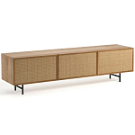 ТВ-тумба с декором из ротанга Pansy Rattan TV Stand варинант исполнения - 6 | Loft Concept в Кирове