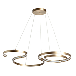 Люстра подвесная светодиодная в виде волнообразной ленты Ribbon Vortex варинант исполнения - 15 | Loft Concept в Кирове