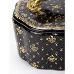 Шкатулка черного цвета с крышкой с фигуркой льва Eden Garden варинант исполнения - 3 | Loft Concept в Кирове