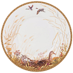 Чайная пара из фарфора с изображением собаки и уток 300 мл Hunting Porcelain Collection варинант исполнения - 3 | Loft Concept в Кирове
