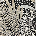 Мебельная ткань Шенилл коричневый принт 280 см T2-146 варинант исполнения - 2 | Loft Concept в Кирове