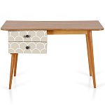 Письменный стол с принтом на ящиках Elise Desk варинант исполнения - 4 | Loft Concept в Кирове