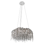 Люстра круглая подвесная с металлическими дугами и длинными цепочками 80 см Atlantis Chain варинант исполнения - 4 | Loft Concept в Кирове