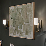  Бра с прямоугольным черным основанием и белым матовым цилиндрическим плафоном Kichler варинант исполнения - 15 | Loft Concept в Кирове