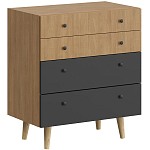 Комод с принтом на ящиках Elise Chest of Drawers варинант исполнения - 10 | Loft Concept в Кирове