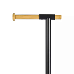 Держатель для туалетной бумаги с подвесным ершиком Black Bathroom Accessory варинант исполнения - 3 | Loft Concept в Кирове