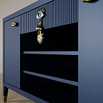 Комод-буфет Elsa Dreams Blue с открытыми полками   варинант исполнения - 7 | Loft Concept в Кирове