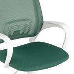 Офисное кресло с основанием из белого пластика Desk chairs Green варинант исполнения - 6 | Loft Concept в Кирове