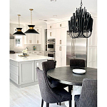 Люстра черная с несколькими ярусами деревянных палочек Bright Wooden Chandelier варинант исполнения - 4 | Loft Concept в Кирове