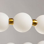 Люстра круглая с матовыми белыми шарами PEARLS Suspension варинант исполнения - 8 | Loft Concept в Кирове