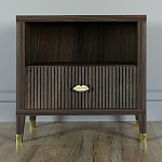 Прикроватная тумбочка с полкой Elsa Dreams Walnut  варинант исполнения - 5 | Loft Concept в Кирове