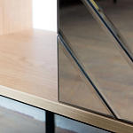 Шкаф-буфет с зеркальным декором Serena Cupboard варинант исполнения - 3 | Loft Concept в Кирове