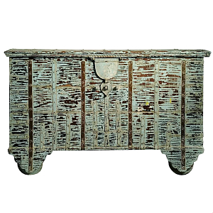 Большой Индийский сундук Бирюзовый цвет Loft-Concept 