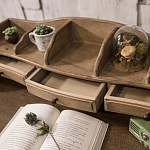 Стол-бюро из массива дерева Margery Provence Desk варинант исполнения - 8 | Loft Concept в Кирове