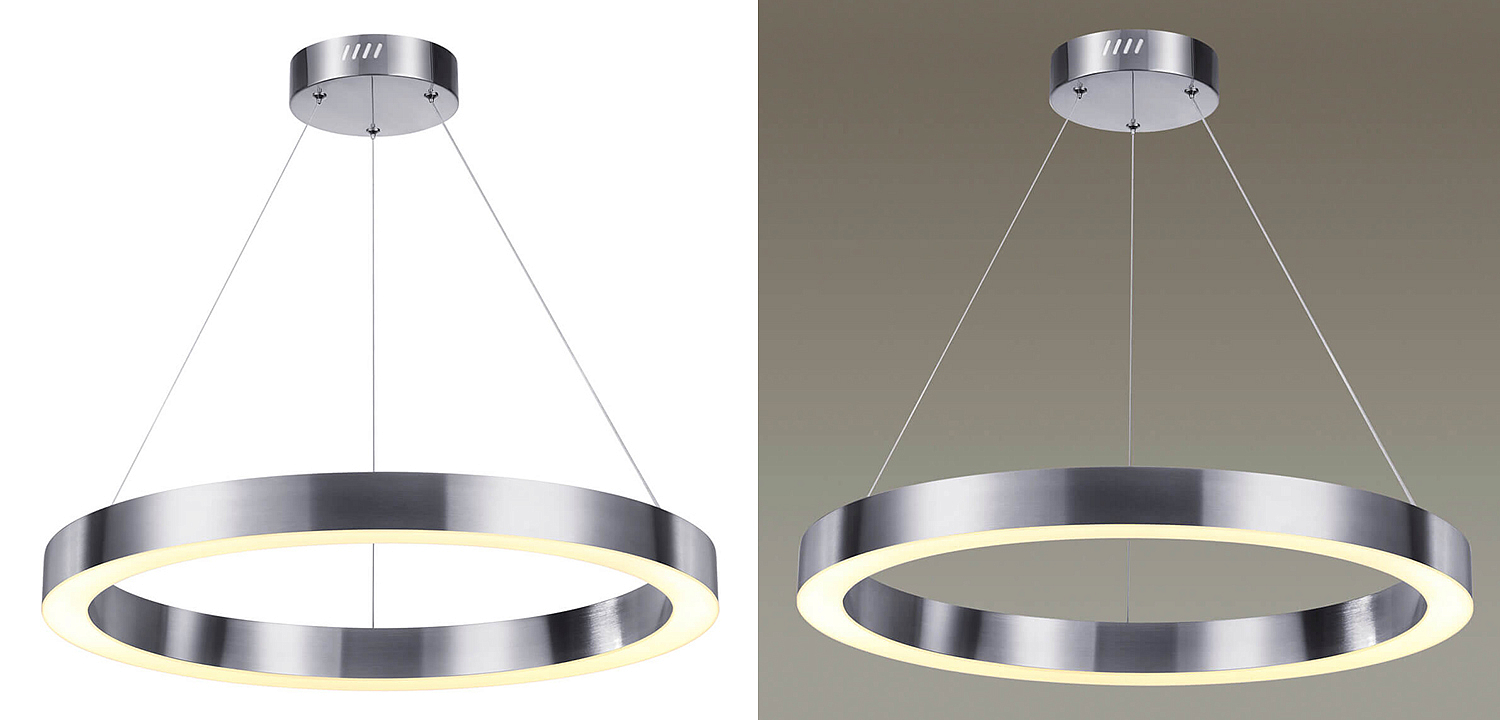 Подвесной светильник Nickel Ribbon Ring 60 Подвесной светильник Nickel Ribbon Ring 60 - Loft-Concept в Кирове