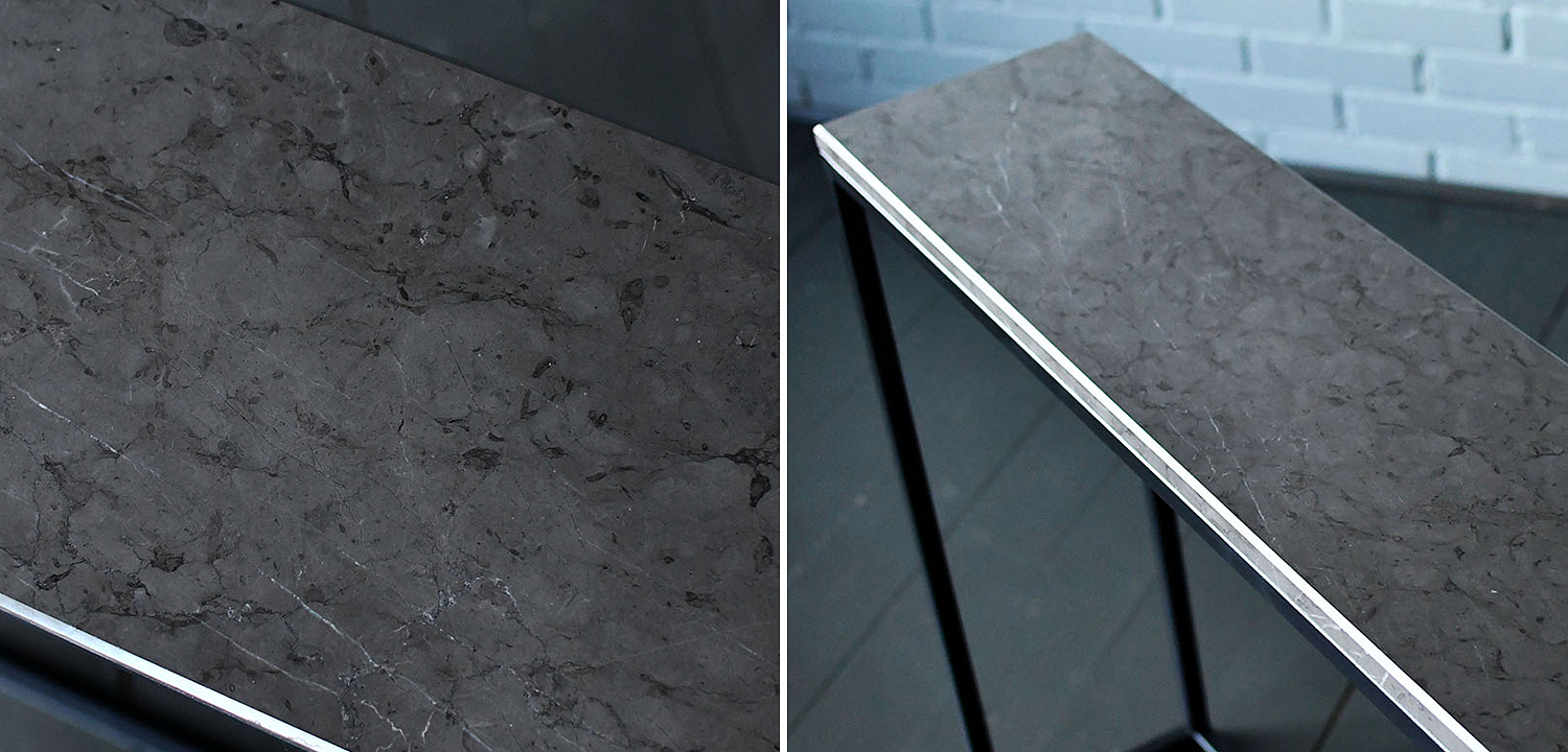 Консоль с серой мраморной столешницей Different Marble Grey Консоль с серой мраморной столешницей Different Marble Grey - Loft-Concept в Кирове