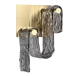 Бра волнистой формы из фактурного стекла Wave варинант исполнения - 1 | Loft Concept в Кирове