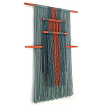 Декор на стену Макраме из нитей Japan Wall Panel Orange варинант исполнения - 1 | Loft Concept в Кирове