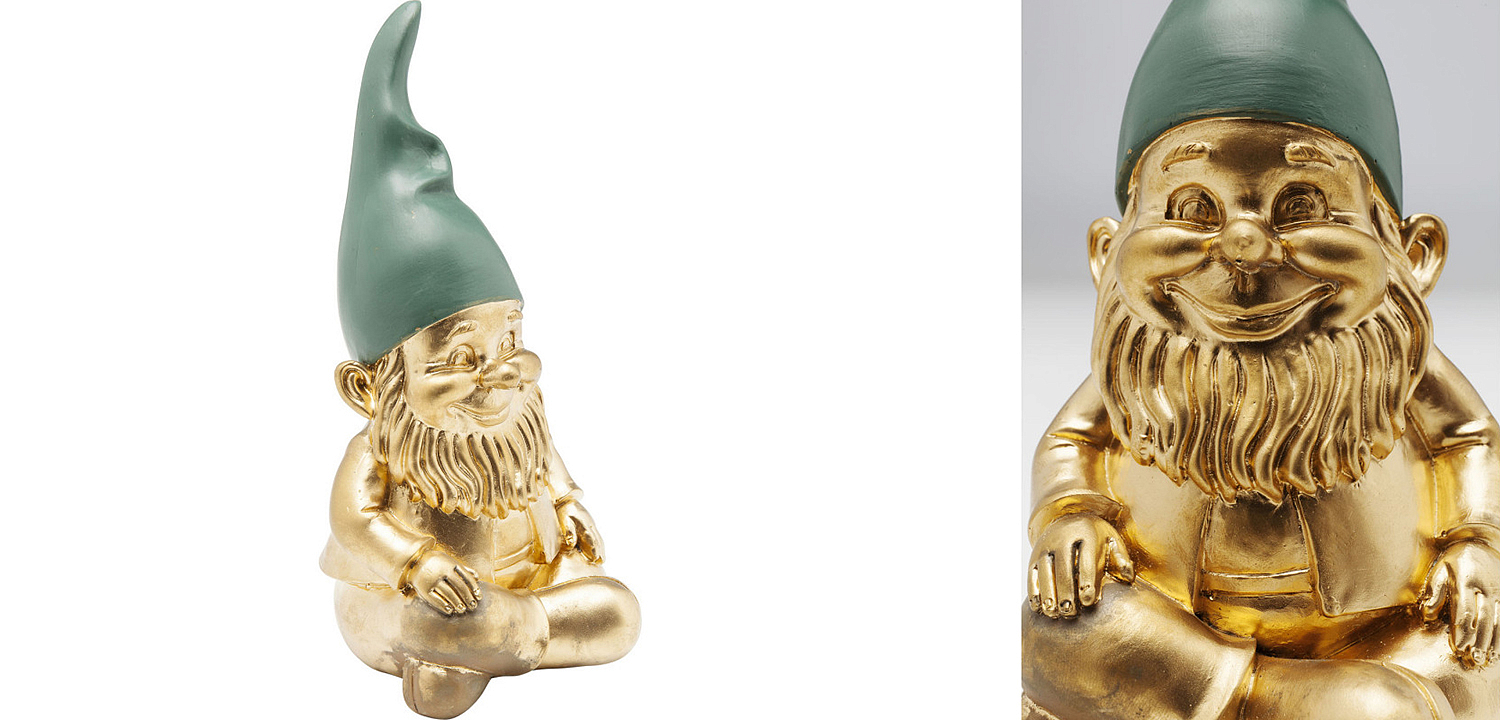 Статуэтка Golden Sitting Gnome Статуэтка Golden Sitting Gnome - Loft-Concept в Кирове