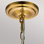 Подвесной светильник латунного цвета с прозрачным стеклянным плафоном Feiss варинант исполнения - 3 | Loft Concept в Кирове