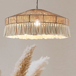 Люстра круглая плетеная с кисточками Dome Sun Glow варинант исполнения - 2 | Loft Concept в Кирове