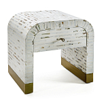 Тумбочка прикроватная Amo Bone Inlay Bedside Almond варинант исполнения - 4 | Loft Concept в Кирове