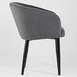 Мягкое кресло на металлических ножках Shaggy Dark Grey варинант исполнения - 2 | Loft Concept в Кирове