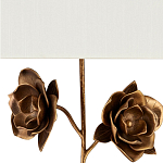 Бра с  каркасом в виде цветков розы и тканевым абажуром Flowers and Fox Roses варинант исполнения - 2 | Loft Concept в Кирове