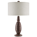 Настольная лампа из мрамора с тканевым абажуром Seductress варинант исполнения - 3 | Loft Concept в Кирове