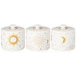 Чайный сервиз из фарфора с рисунком звезд и созвездий на 6 персон 14 предметов Porcelain Astronomy Collection варинант исполнения - 2 | Loft Concept в Кирове