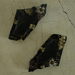 Подставка под благовония из эпоксидной смолы с цветами черная Epoxy Resin Flowers Incense Stand Black варинант исполнения - 2 | Loft Concept в Кирове