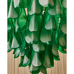 Люстра из стеклянных зеленых лепестков Petalled Illuminator варинант исполнения - 6 | Loft Concept в Кирове