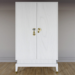 Платяной шкаф Elsa Dreams White с 2-мя фасадами варинант исполнения - 5 | Loft Concept в Кирове