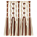 Дизайнерский Декор на стену с кисточками из хлопковых нитей wall panel Thread brushes варинант исполнения - 4 | Loft Concept в Кирове