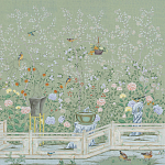 Обои ручная роспись Temple Newsam Mercury Grey варинант исполнения - 2 | Loft Concept в Кирове